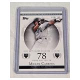 Miguel Cabrera 2005 Topps Moments & Milestones #78 and Numbered 15/50 - Florida Marlins Baseball Card