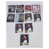Lot of 11 Mike Trout Baseball Cards with Refractors
