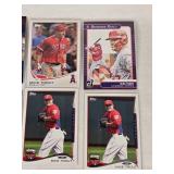 Lot of 11 Mike Trout Baseball Cards with Refractors