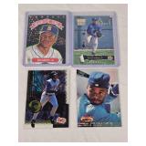 Lot of 4 Ken Griffey Jr. Baseball Cards Including Upper Deck Future Heroes and Donruss Gallery of Stars