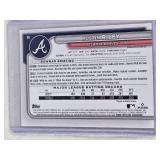 Austin Riley 2023 Bowman Pink Parallel SP #59 and Numbered 94/299 - Atlanta Braves Baseball Card