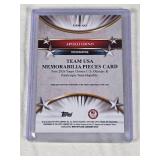 Apolo Ohno 2026 Topps Chrome Refractor Relic - United States Olympic Team Speedskating Card