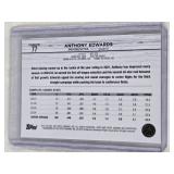 Anthony Edwards 2025 Topps Chrome Refractor #77 - Minnesota Basketball Card