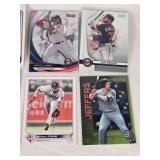 Lot of 22 Minnesota Twins Baseball Cards Featuring Players Like David Ortiz, Royce Lewis, and Joe Ryan with Rookies and Holo Features