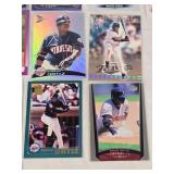 Lot of 22 Minnesota Twins Baseball Cards Featuring Players Like David Ortiz, Royce Lewis, and Joe Ryan with Rookies and Holo Features