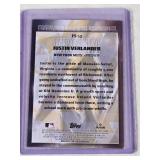 Justin Verlander 2023 Topps "Favorite Sons" Black Border #FS-17 and Numbered 167/299 - New York Mets Baseball Card