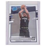 Anthony Edwards Rookie 2020-21 Panini Donruss Optic #151 - Minnesota Timberwolves Basketball Card