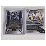 Lot of 2 Derick Hall and Danielle Hunter SSP Prism Checkerboard Design, Including Rookie Card Features