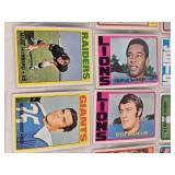 Over 40 1970s Vintage Football Cards Featuring Players Like Len Barney, Roman Gabriel, and Ken Burroughs