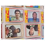 Over 40 1970s Vintage Football Cards Featuring Players Like Len Barney, Roman Gabriel, and Ken Burroughs