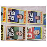 Over 40 1970s Vintage Football Cards Featuring Players Like Len Barney, Roman Gabriel, and Ken Burroughs