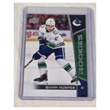 Quinn Hughes Rookie 2019-20 Upper Deck #14 - Vancouver Canucks Hockey Card