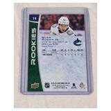 Quinn Hughes Rookie 2019-20 Upper Deck #14 - Vancouver Canucks Hockey Card