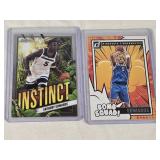 Lot of 2 Anthony Edwards Inserts with Instinct and Bomb Squad Designs