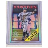 Aaron Judge 2023 Topps Chrome 35th Anniversary Refractor #88BC-1 - New York Yankees Baseball Card