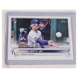 Bobby Witt Jr. Rookie 2022 Topps Rookie Debut #US187 - Kansas City Royals Baseball Card