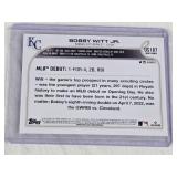 Bobby Witt Jr. Rookie 2022 Topps Rookie Debut #US187 - Kansas City Royals Baseball Card