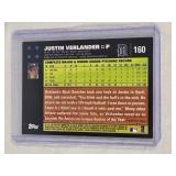 Justin Verlander Rookie Cup 2007 Topps Auto #160 - Detroit Tigers Baseball Card