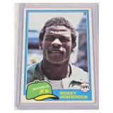Rickey Henderson 1981 Topps #261 - Oakland Athletics Vintage Baseball Card