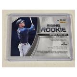 Brent Rooker Rookie 2021 Panini Spectra Rising Rookie Dual Jumbo RC Patch Prizm #RR-BR - Minnesota Baseball Card