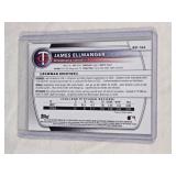 James Ellwanger Rookie 2025 Bowman Green SP #82/99 - Minnesota Twins Baseball Card