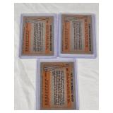 Lot of 3 Baseball Cards Featuring Bob Feller, Duke Snider, and Willie Mays, 1987 Topps/Nestle Set - Vintage Baseball Cards