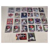 Lot of 26 Minnesota Twins Baseball Cards Featuring Players Like Joe Ryan, Carlos Correa, and Sonny Gray with Special Features Like Rookie and Chrome Cards