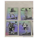 Lot of 8 Tennis Sports Cards Featuring Pete Sampras, Pat Rafter, John Newcombe, and Others - Includes Holo Features