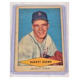 Harvey Kuenn 1954 Red Heart - Detroit Tigers Vintage Baseball Card