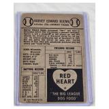 Harvey Kuenn 1954 Red Heart - Detroit Tigers Vintage Baseball Card