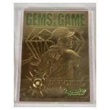 Cal Ripken Jr. 1993 Bleachers Gems of the Game 23KT Gold Card #345/1998 - Baltimore Orioles Baseball Card