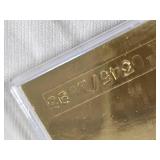 Cal Ripken Jr. 1993 Bleachers Gems of the Game 23KT Gold Card #345/1998 - Baltimore Orioles Baseball Card