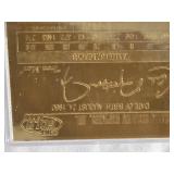 Cal Ripken Jr. 1993 Bleachers Gems of the Game 23KT Gold Card #345/1998 - Baltimore Orioles Baseball Card