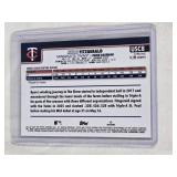 Ryan Fitzgerald Rookie 2025 Topps Chrome Green Cracked Ice USC8 and Numbered 63/99 - Minnesota Twins Baseball Card