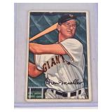 Don Mueller 1952 Bowman #18 - New York Giants Vintage Baseball Card