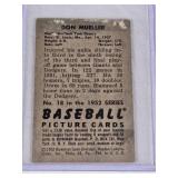 Don Mueller 1952 Bowman #18 - New York Giants Vintage Baseball Card