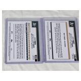 Lot of 2 Nick Kurtz Rookie Cards including Topps Update Series Rookie Debut and Holiday Edition.