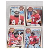 Lot of 20 Vintage 1979 Topps Football Cards Featuring Players from the New England Patriots, Green Bay Packers, and Others