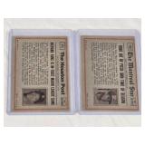 Lot of 2 Baseball Cards Featuring Billy Williams and Willie Stargell Vintage Baseball Cards