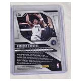 Anthony Edwards 2024-25 Panini Prizm Silver Holo #100 - Minnesota Timberwolves Basketball Card