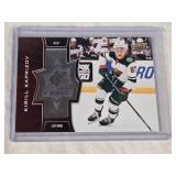 Kirill Kaprizov Rookie 2020-21 Upper Deck SPx Finite #SF-41 and Numbered 973/2999 - Minnesota Wild Hockey Card
