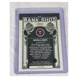 Nikola Jokic 2023-24 Panini Mosaic Silver Holo Prizm Bank Shot Insert #5 - Denver Nuggets Basketball Card