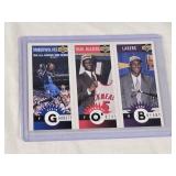 1996 Upper Deck Mini Bryant, Garnett, OâNeal Rookie Card