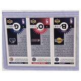 1996 Upper Deck Mini Bryant, Garnett, OâNeal Rookie Card