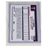 Ryan Jeffers 2025 Topps Chrome Refractor Auto Numbered 283/499 - Minnesota Twins Baseball Card