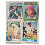 Lot of Vintage Baseball Cards Featuring Key Players Including Rickey Henderson, Jose Canseco, and Willie McCovey.