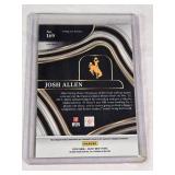 Josh Allen 2022 Panini Select Draft Picks Laser Prizm #169 - Wyoming Cowboys Football Card