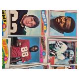 Huge Lot of Vintage Football Cards Featuring Various Players from the 1970s Era Including Teams like Dolphins, Cardinals, and Browns.