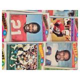 Huge Lot of Vintage Football Cards Featuring Various Players from the 1970s Era Including Teams like Dolphins, Cardinals, and Browns.
