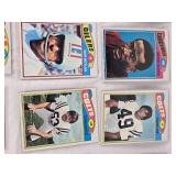 Huge Lot of Vintage Football Cards Featuring Various Players from the 1970s Era Including Teams like Dolphins, Cardinals, and Browns.